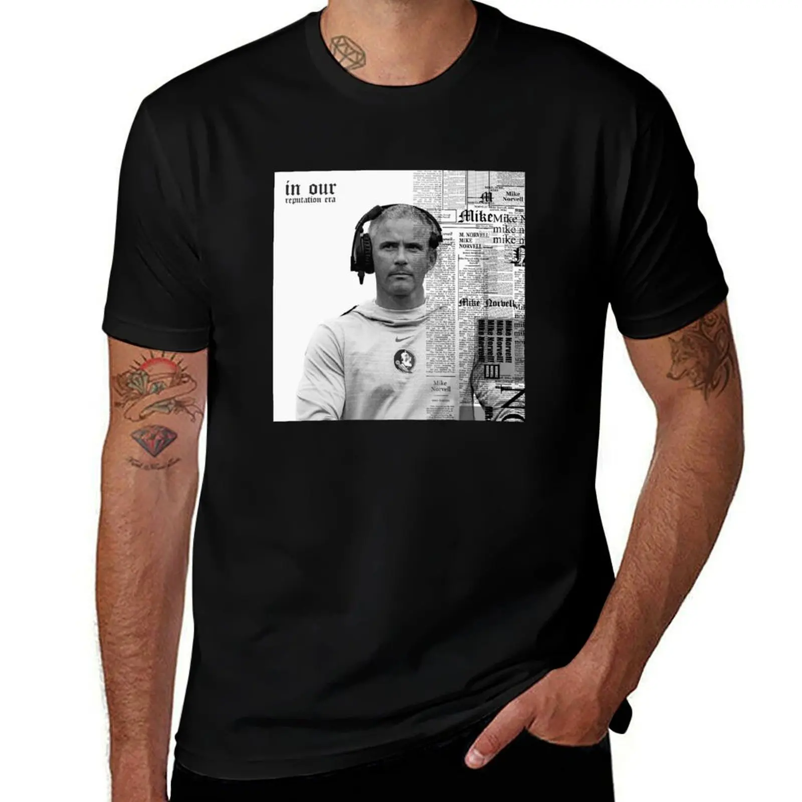 

noles mike norvell T-Shirt men t shirt cotton 100% t shirt custom print t shirt man luxury T-Shirt