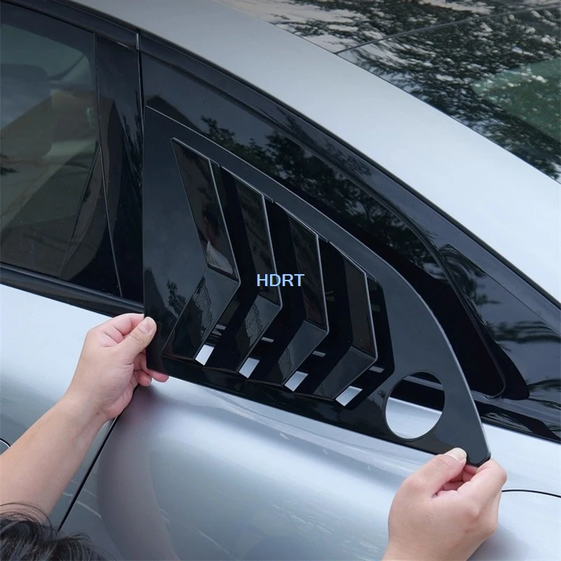 

For Chery Fulwin A9L/Exeed Exlantix ES7 2025 + Car Styling Rear Triangle Blind Window Louver Cover Accessories Exterior Sticker