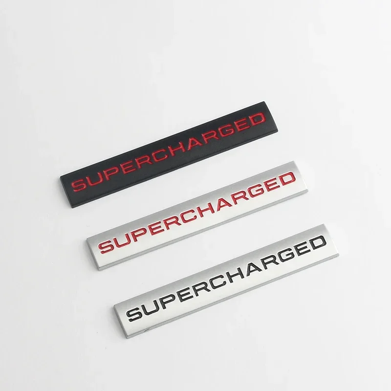 3D Metal SUPERCHARGED Autoliography Engine Emblem Badge Sticker For Land Rover Sport Discovery