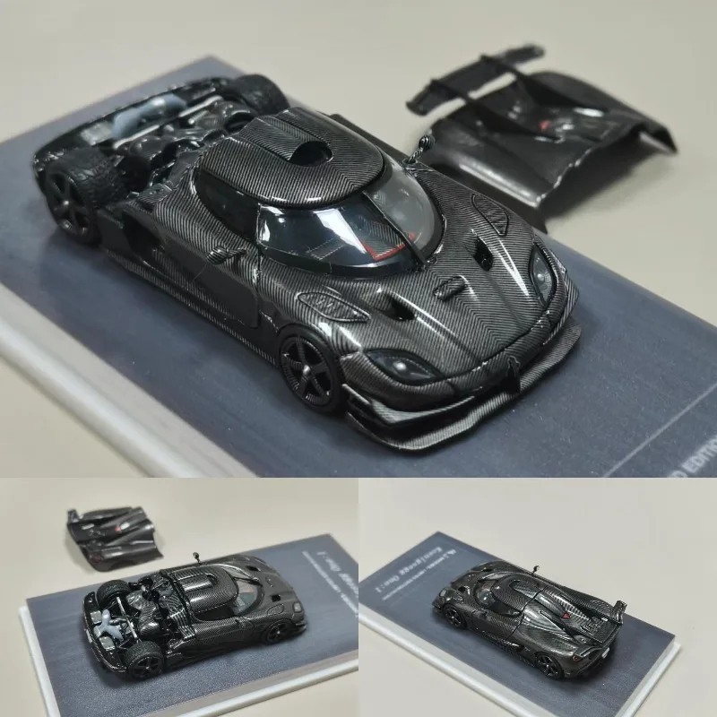 In stock:1:64 full carbon texture one:1. Alloy die-cast miniature simulation car model with openable back cover,festival gift