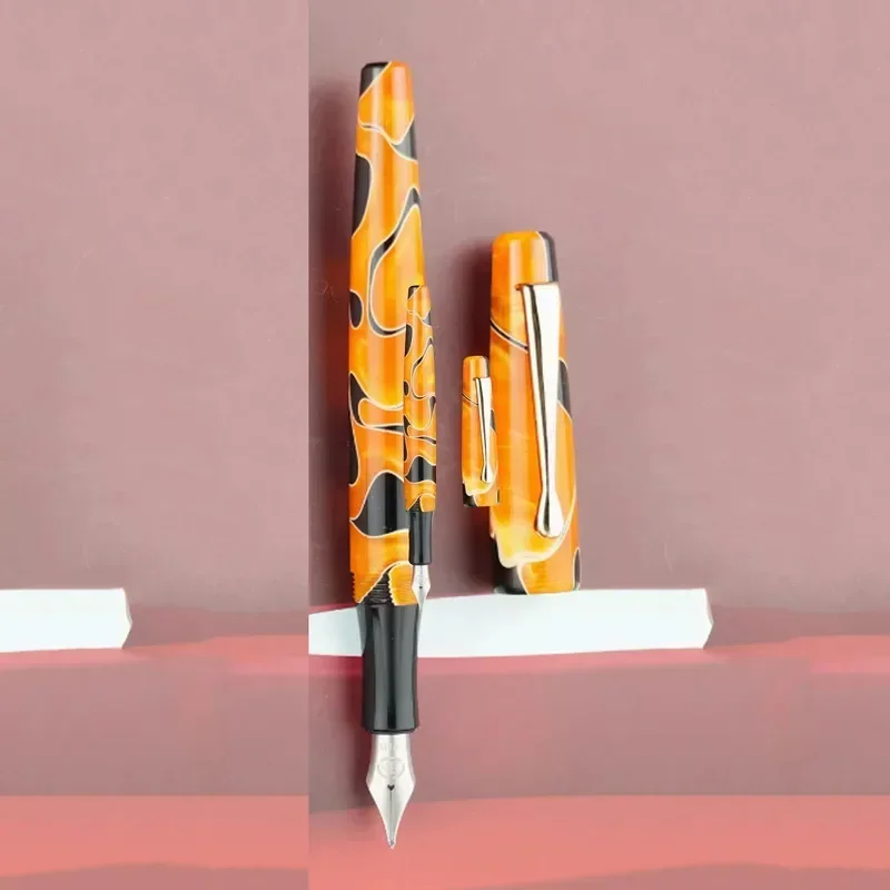 New YanFeng 812 Premium Resin Fountain Pen - Flexible No.26 Alloy Nib With Schmidt Feed,Leak-Proof Tech, Smooth Writing Ink Pen