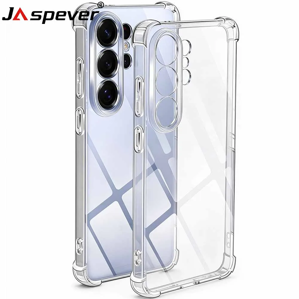 Soft Shockproof Case For Samsung Galaxy S26 S25 S24 S23 S21 FE S22 Ultra Plus Transparent Ultra Thin Silicone Tpu Cover Shell