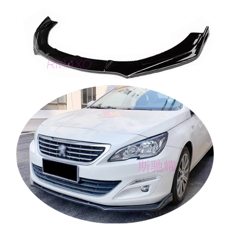 

Передний спойлер для Peugeot 408, задний спойлер из АБС-пластика для Peugeot 2016-2018, защита диффузора переднего бампера