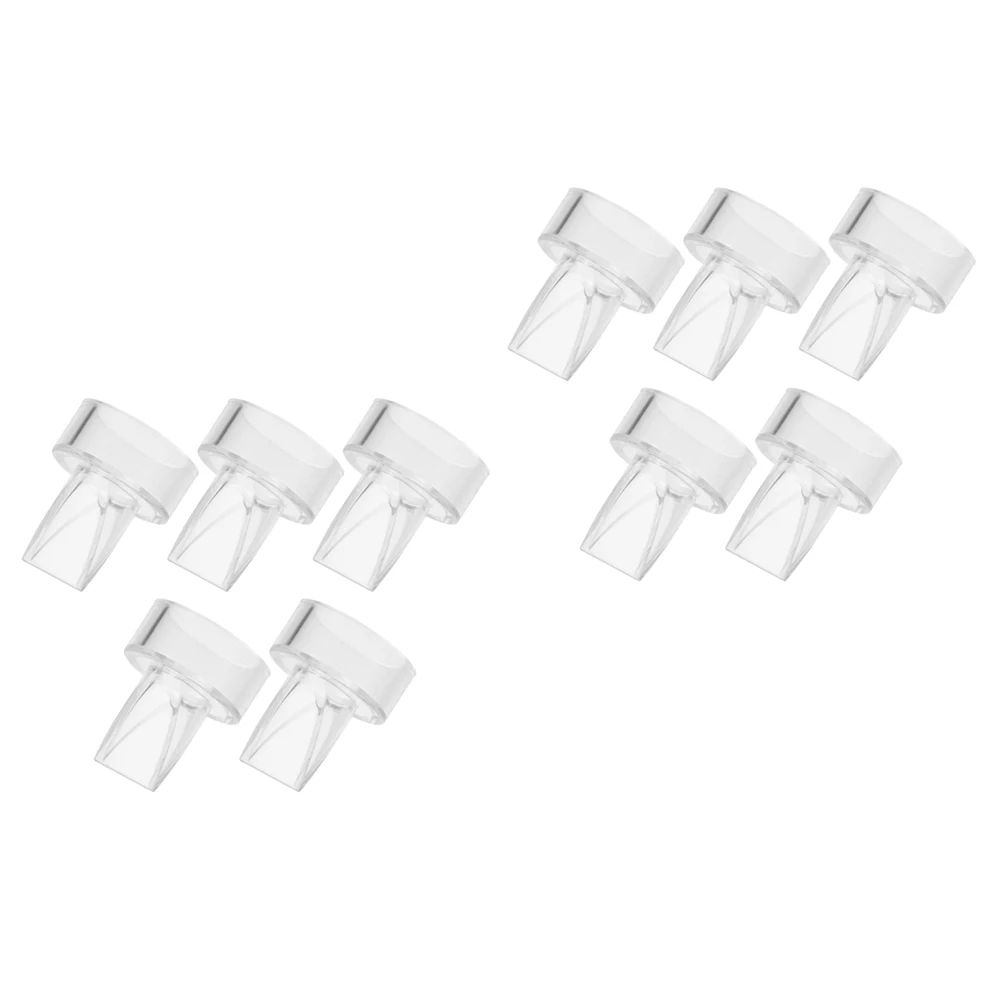 

10pcs Breast Pump Accessories Silicone Parts Anti Backflow Valves for Manual Pump Durable Skin Friendly Easy