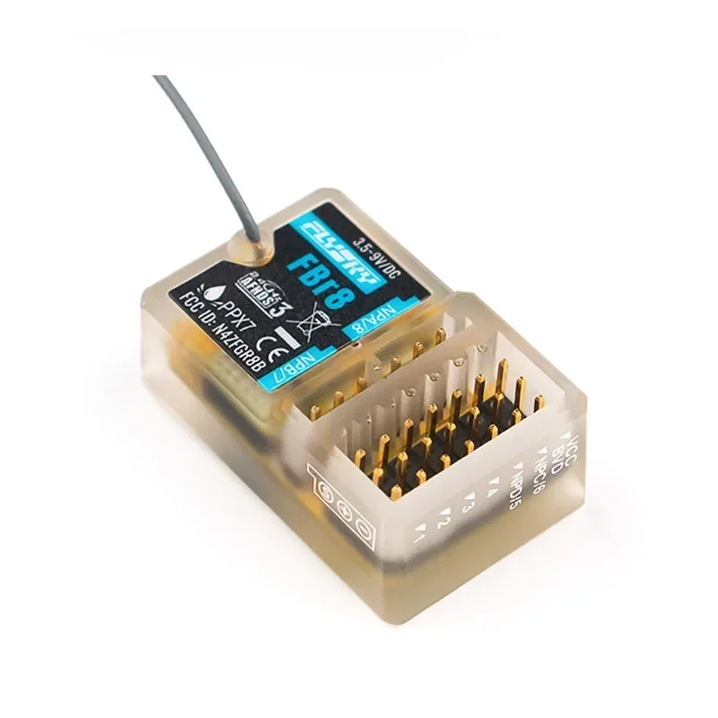 

FlySky 8-канальный водонепроницаемый автомобильный/морской улучшенный приемник FBr8, аксессуары с короткими/длинными линиями