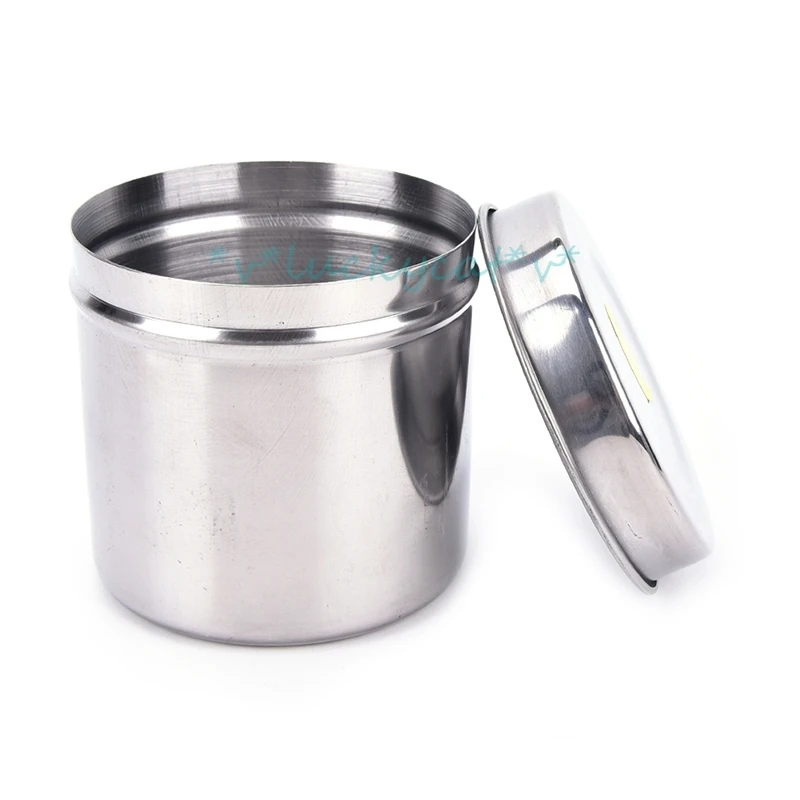 1pcs Dental Nurse Box Medical Cotton Ball Sterilization Container Stainless Steel Nursing Tray for Medical Gauze Dentist Tools