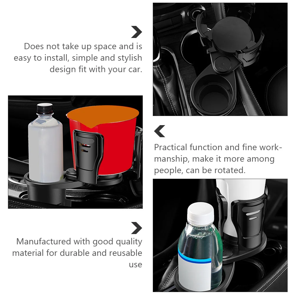 

Car Cup Holder Holders for Refit Multifunctional Cupholder Water Abs Cars Universal