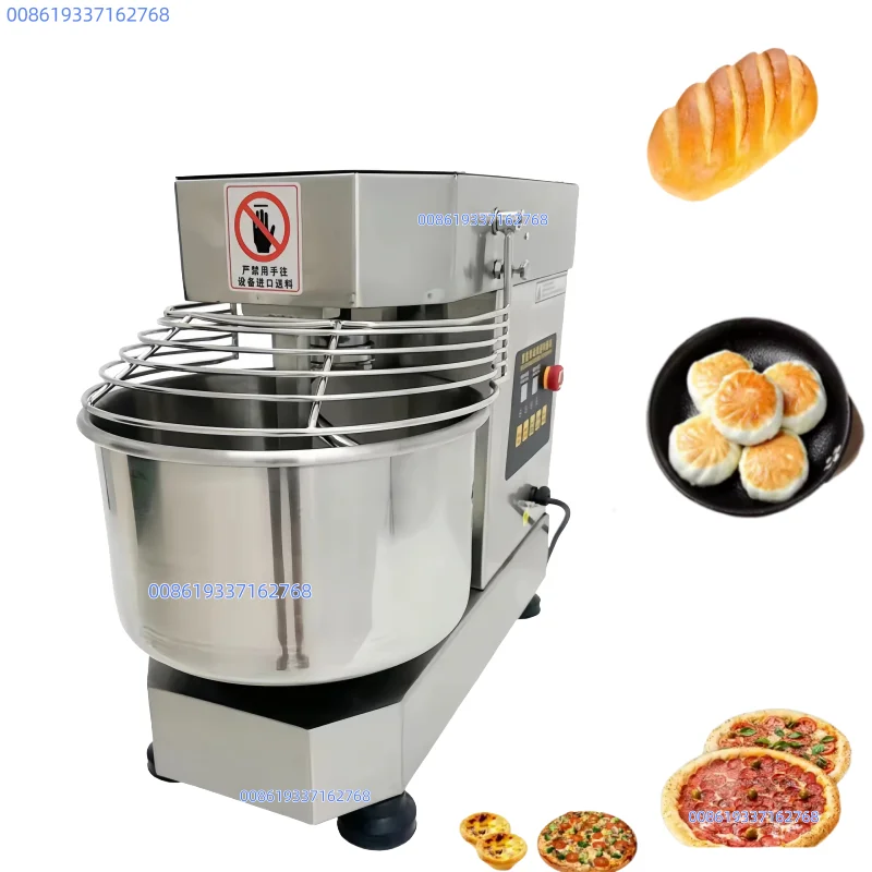 آلة عجينة الخبز 7L / آلات خلاط حلزوني / آلة خلط عجين الخبز الدقيق الحلزوني / خلاطات الطعام الحلزونية