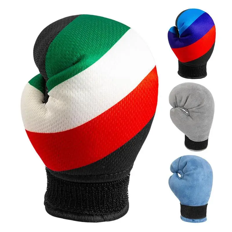 Boxing Gloves Shift Knob Cover Funny Gear Shift Knob Boxing Gloves Soft And Comfortable Shift Knob Cover Automotive Accessories