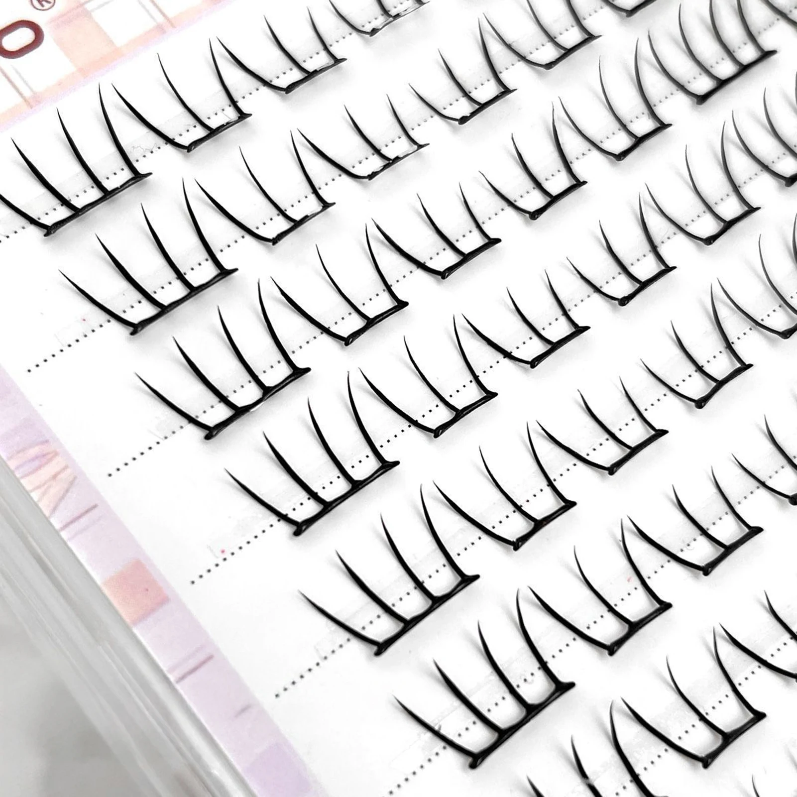 9-12mm FAI DA TE Ciglia Cluster Estensione Donne Quotidiano Aspetto Naturale Comico Ciglia Finte Coreano a forma di U Ciglia Finte Strumento di Trucco