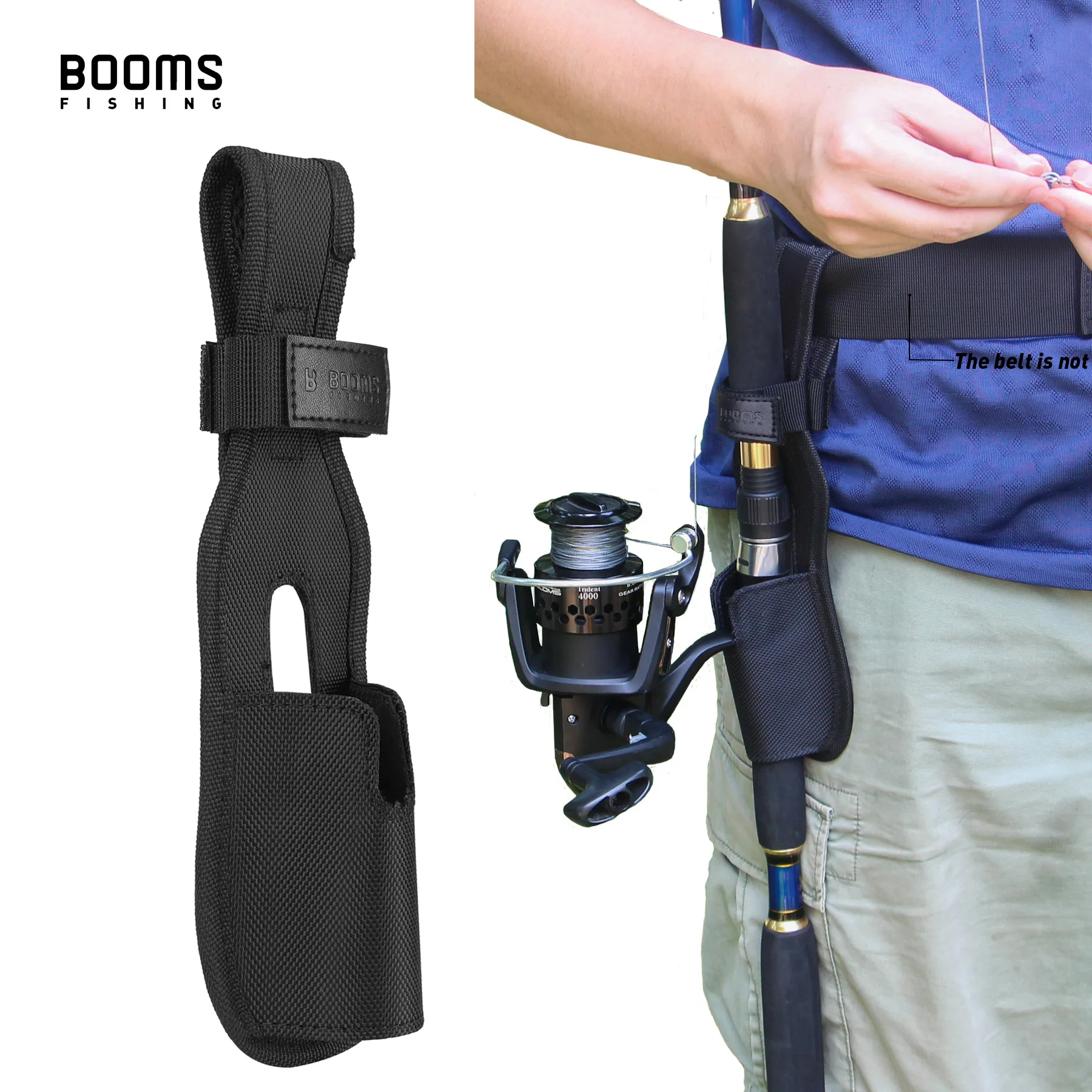Booms Fishing P04-soporte para caña de pescar al aire libre, soporte para estante, funda de nailon, herramientas de aparejos, accesorios