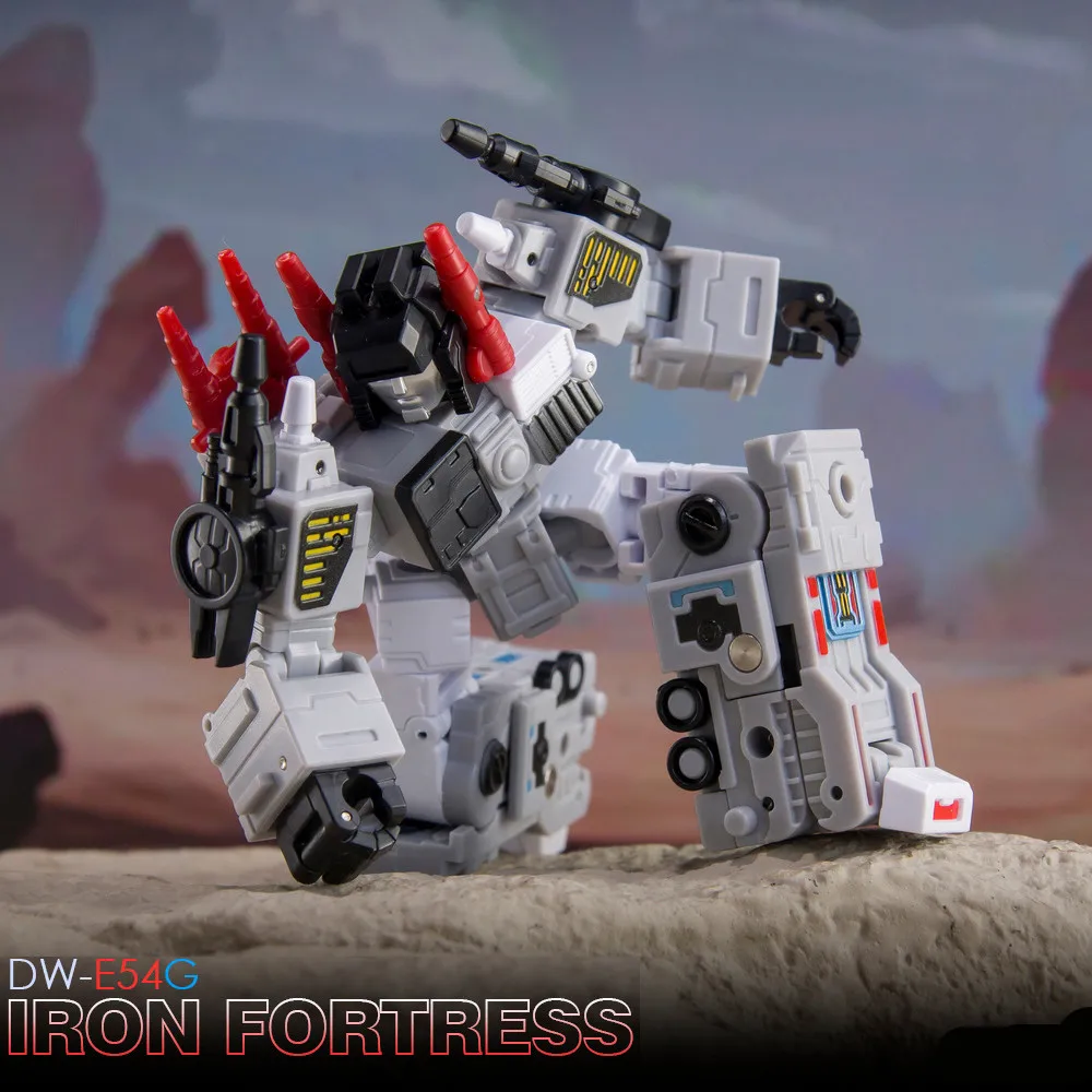 In Stock Dr. Wu DW-E54G  Metroplex Four Variable Extremely Small Proportion Manufacturing By Iron Fortress Transformable Toy
