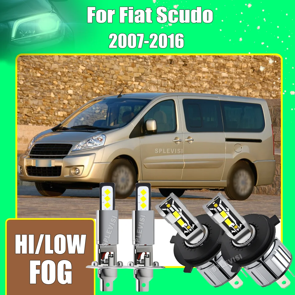 

Efficiency Heat Sink Cooling System 12V LED Headlight Foglight For Fiat Scudo 2007 2008 2009 2010 2011 2012 2013 2014 2015 2016