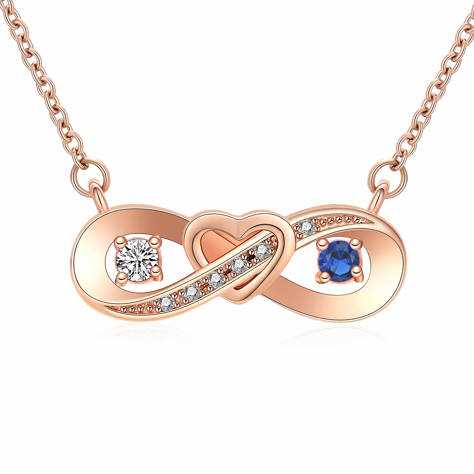 Heart Shape Mobius Band Crystal Cremation Urn Jewelry Necklace cremation Jewelry for Ashes Keepsake Pendant
