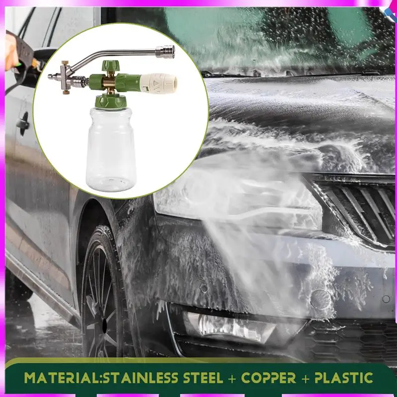 

N96R Аксессуары для пены для мойки высокого давления с двойным разъемом, насадки для мойки высокого давления, насадка для быстрого подключения мыла с двумя головками 1/4 дюйма