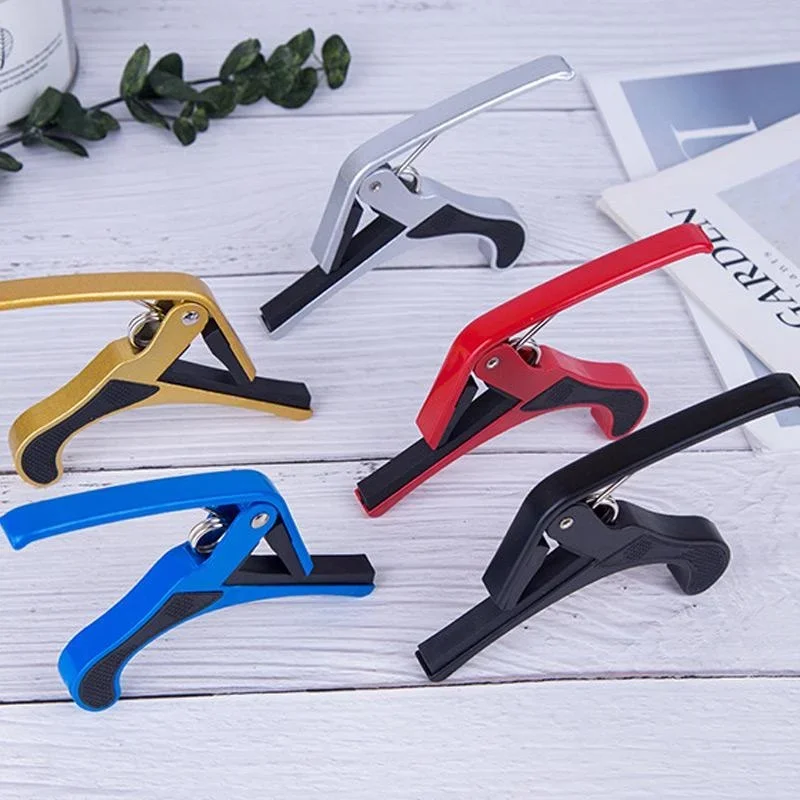 Aluminium Alloy Metal New Guitar Capo Quick Change Clamp Key Acoustic Classic Tone Adjusting Instrument 1PC
