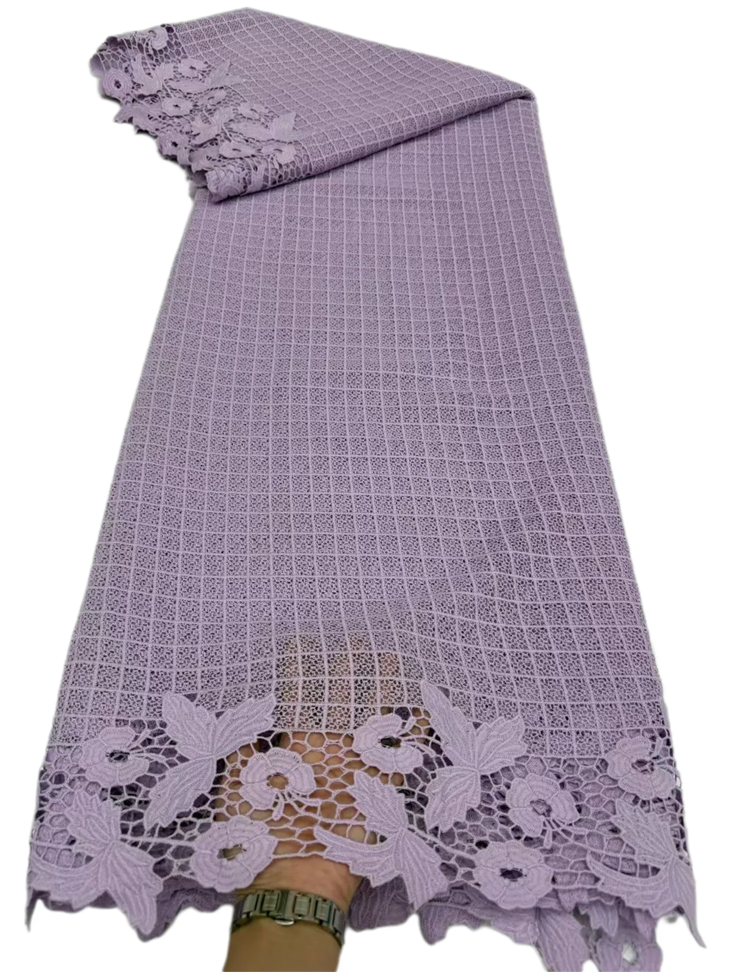 

Желтая оригинальная африканская гипюровая кружевная ткань 2021, высокое качество, нигерийская водная кружевная ткань Solubl для женщин, праздничное платье для выпускного вечера