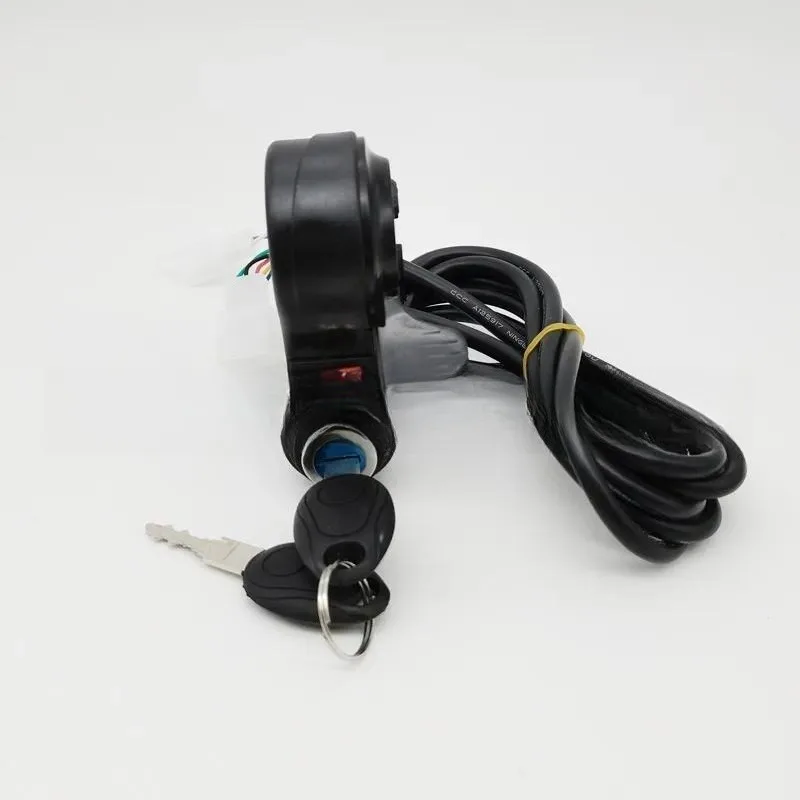 22mm Electric Vehicle Thumb Throttle Switch Finger Governor Handlebar Live Door Lock Modified Scooter E Bike Accessories Part