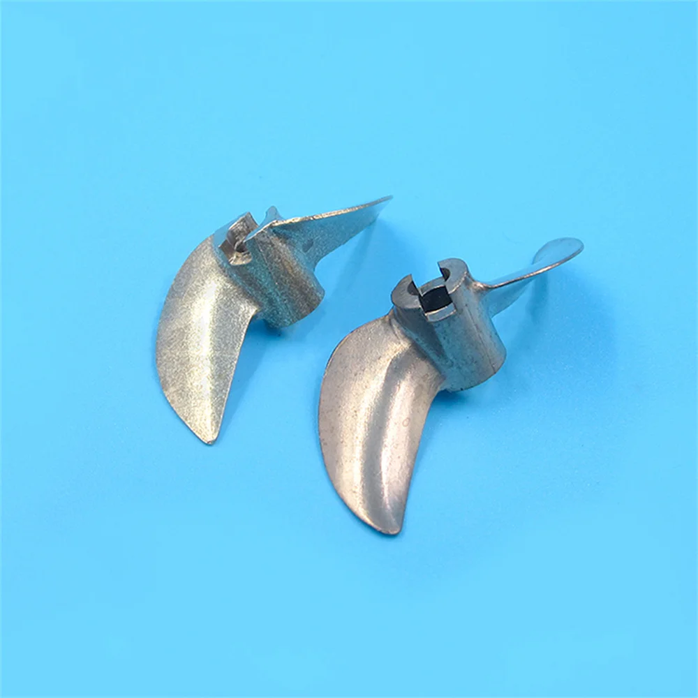 قطر 42-48 مللي متر شفرة الصفصاف TypeTwo-blade النحاس Oar 108/208 النحاس Oar ل RC قارب كهربائي نيترو قارب O قارب