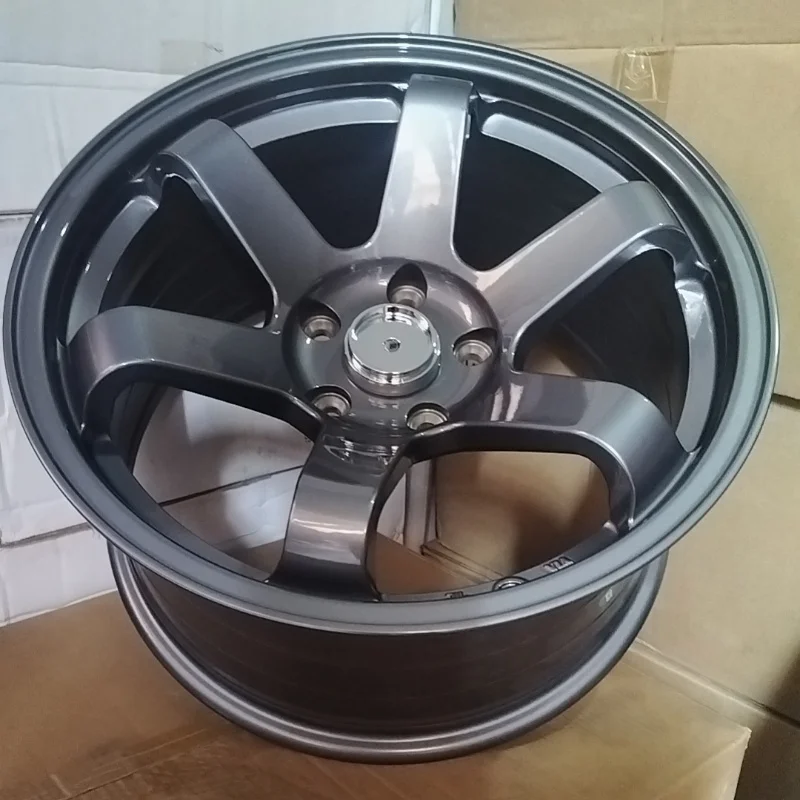 

Top Quality Aluminum Cast Process Gunmetal Car Wheel Rims in 17 for Sale ,5 Holes Pcd 1143 Wheels Rims R17