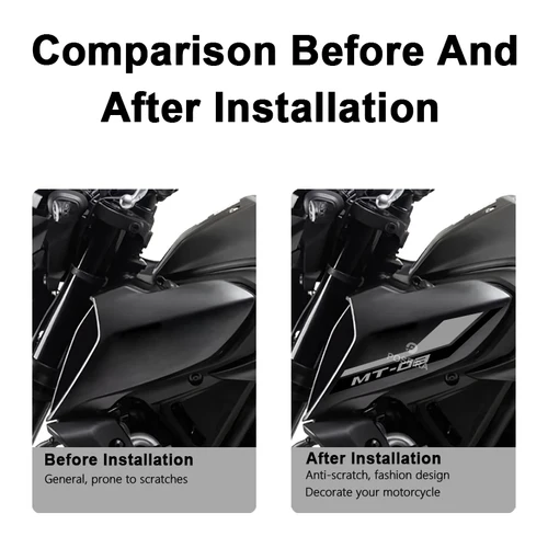Imagen 2 del producto POSFIRA-pegatinas de carenado para motocicleta, calcomanías de vinilo para Yamaha MT03 MT 03 2025 2024 2023 2022 MT-03, accesorios adhesivos para motocicleta