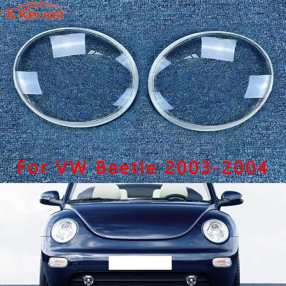 Auto Scheinwerfer Abdeckung Für VW Käfer 2003-2012 Scheinwerfer Schatten Plexiglas Scheinwerfer Shell Lampe Schatten Transparente Objektiv Abdeckung