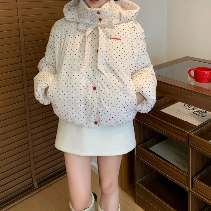 2025 winter new super good-looking small down cotton clothes women's thickened warm cotton-padded jacket