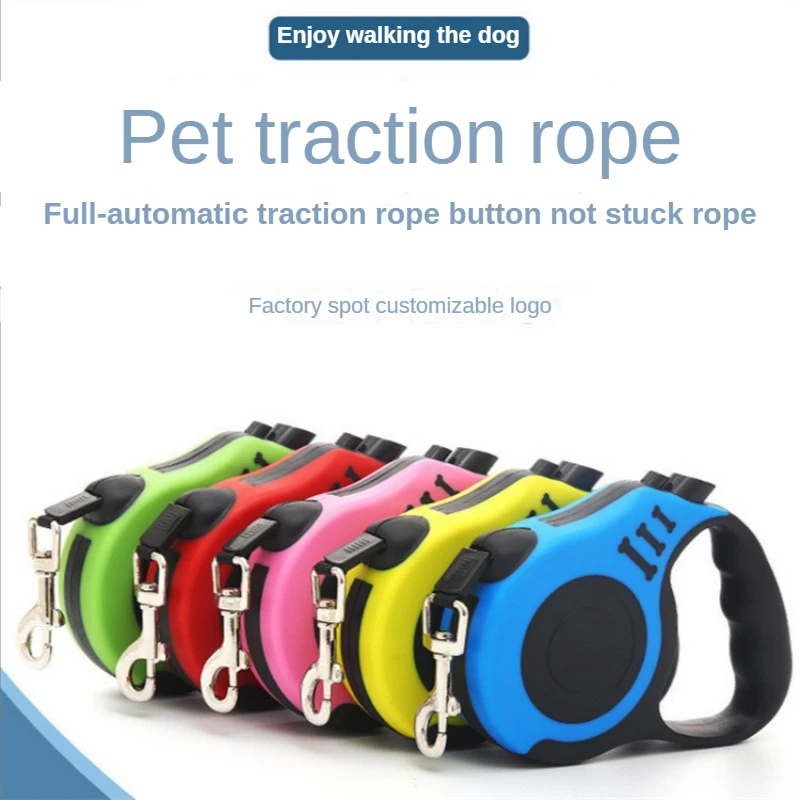 

Dog Leash Small No Pull Harness Big Retractable Chain for Collars Harnesses Leashes Quick Release Nylon Accessories Extendable