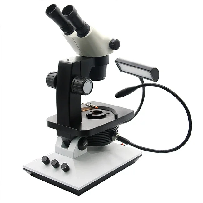 Hot sales Fable Classic Base Optical Swing-arm 7.5-45X BINOCULAR Gem Microscope FGM-R6S-161