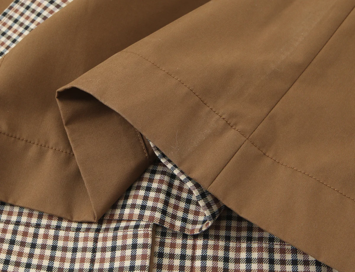 

HH женское повседневное однобортное длинное пальто с карманами и лацканами, женское уличное двустороннее осеннее пальто с длинными рукавами