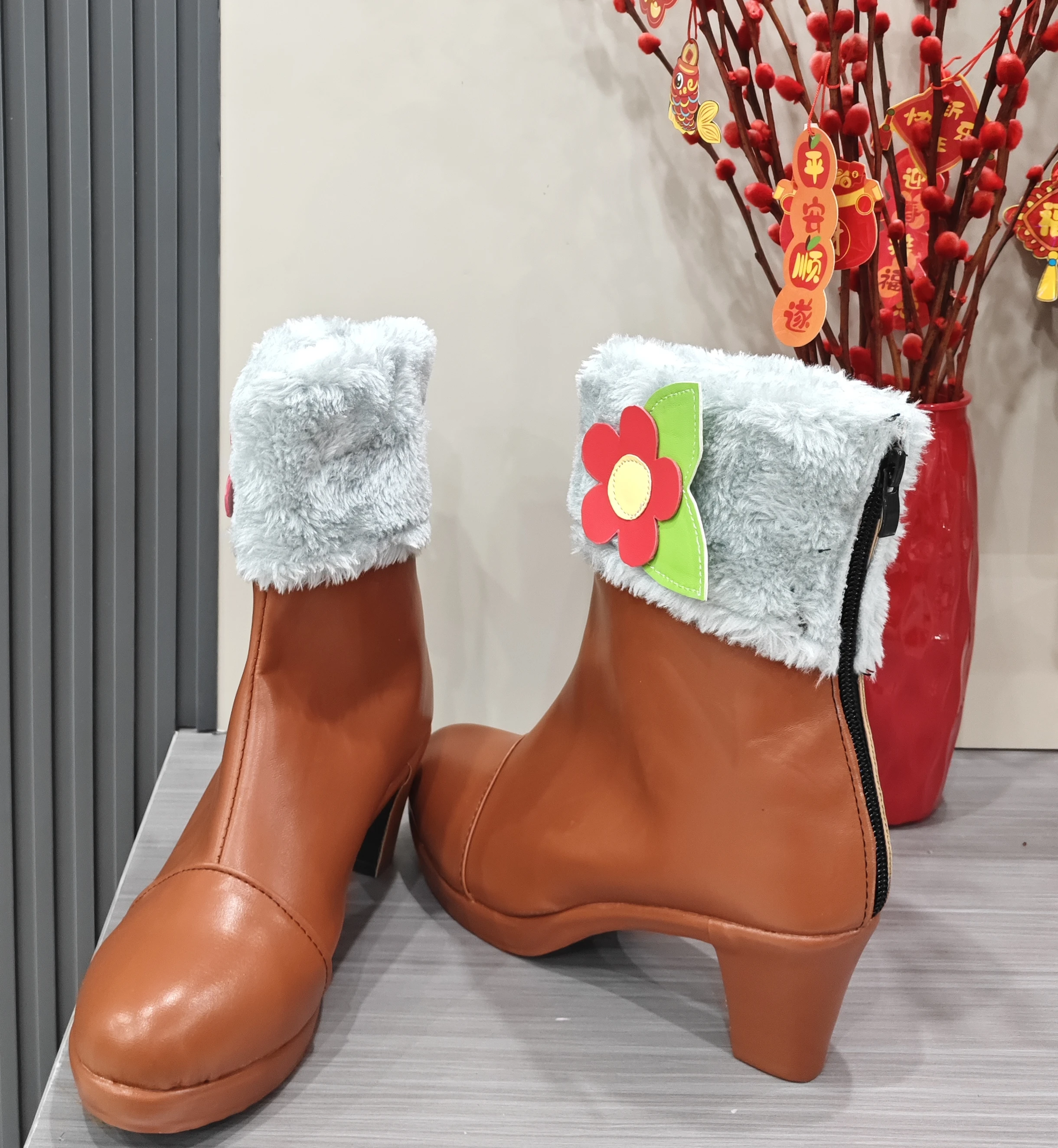 أحذية كيتاجي ساكورا أيكاتسو التأثيرية أحذية لعبة أنيمي حفلة الهالوين RainbowCos0 W4893