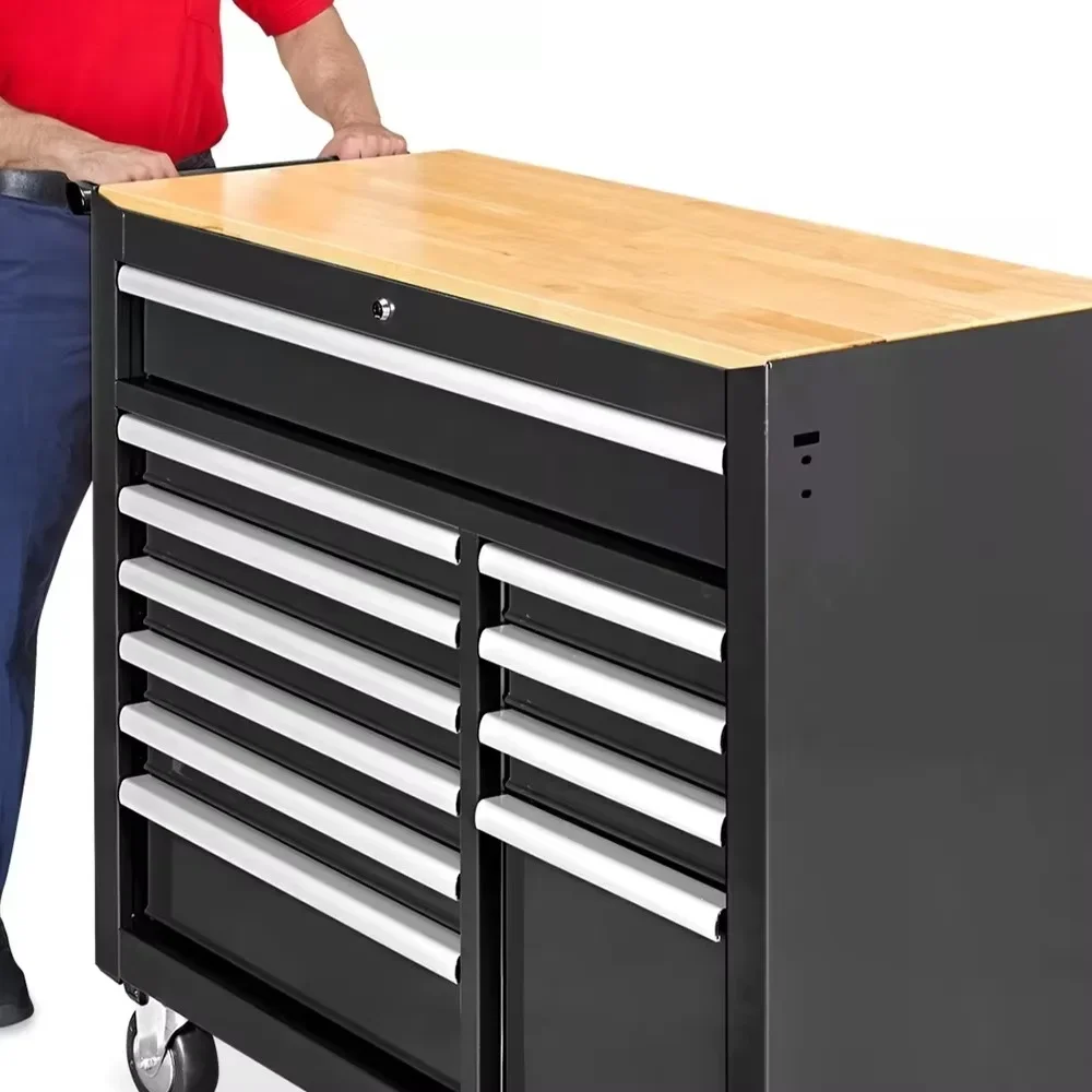 11 Drawers Rolling Heavy Duty Tool Storage Cabinet Mobile Workbench Empty Tool Storage Cabinet Garage Workshop