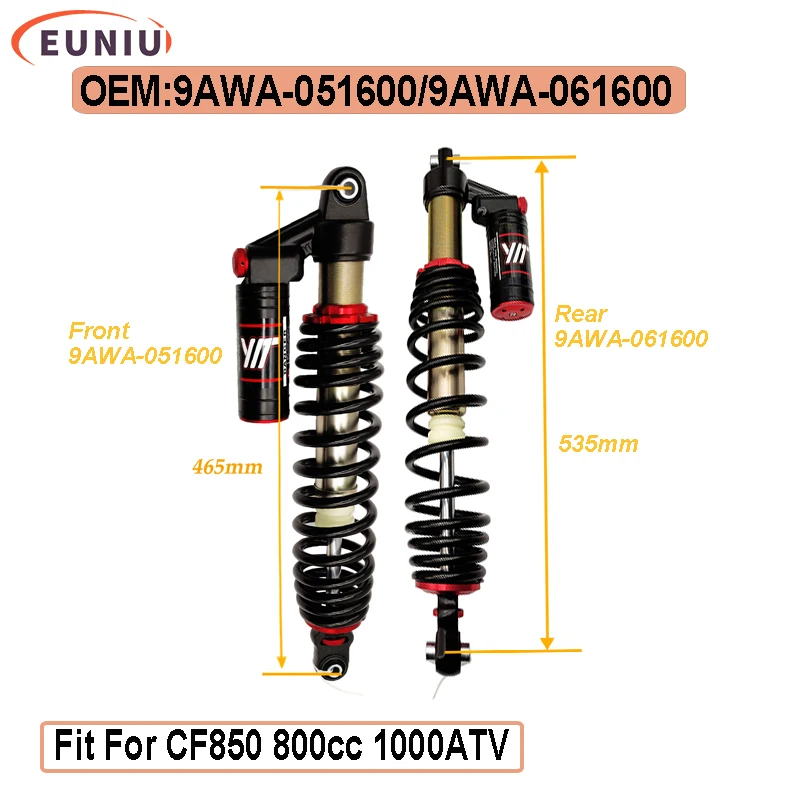 1PC Front/Rear Shock Absorber Kit Fit For CF850 800XC ATV CF 850XC 9AWA-051600 9AWA-061600