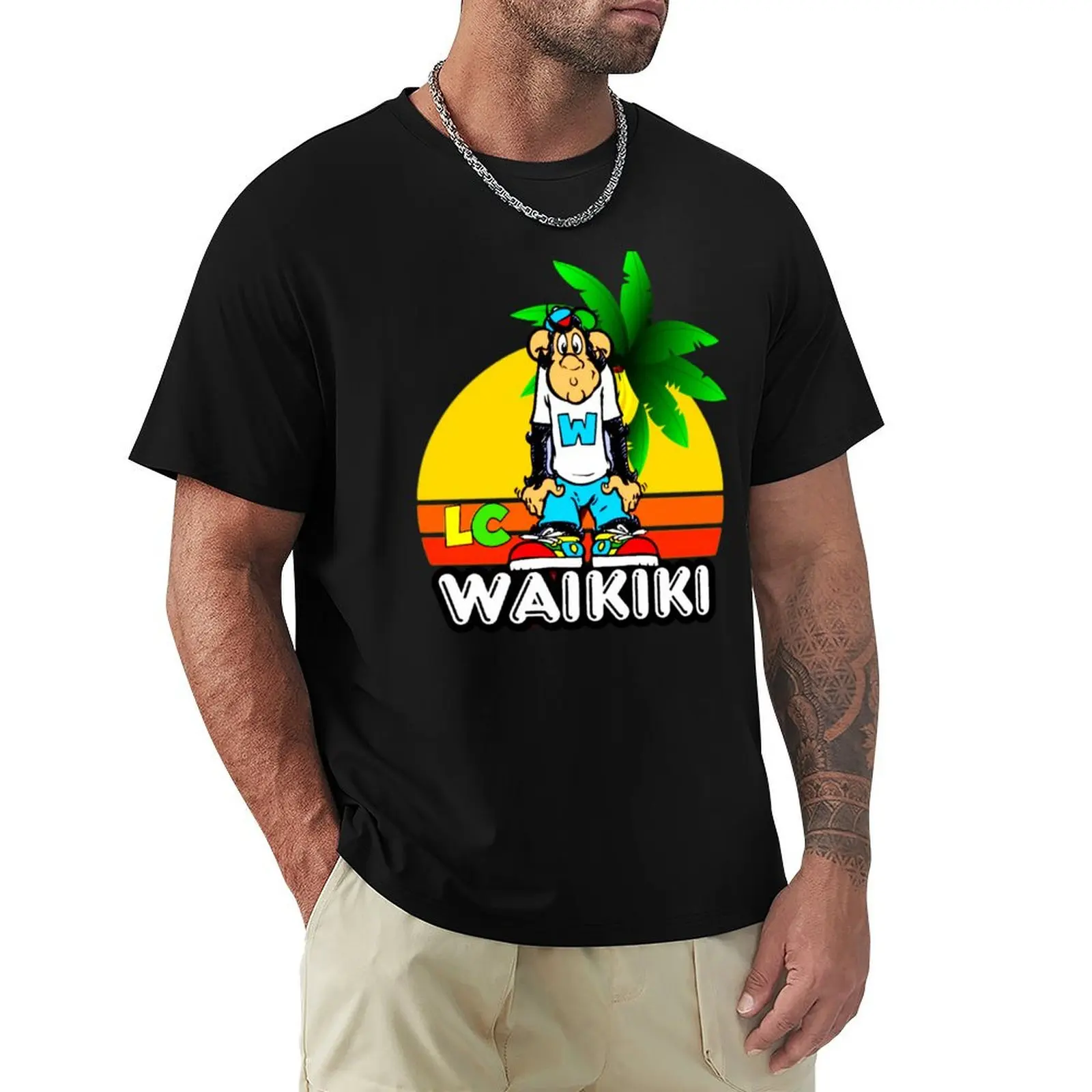 Waikiki, friends T-Shirt Trendy Pattern T-Shirt for Men