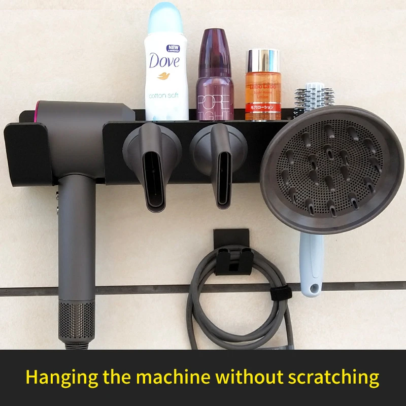 Supersonic Hair Dryer Holder Bathroom Storage Organizer Shelf for Wall Mount Bathroom Hardware Accessories For Dyson