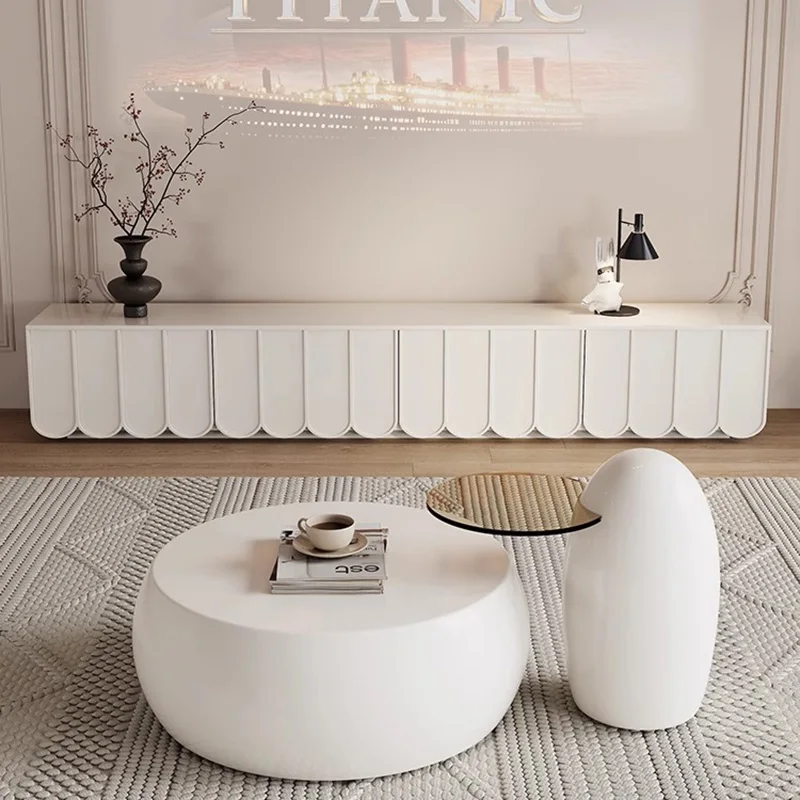 

Decoration Clear Tv Stands Lounge Unique European Rectangle Cloud Tv Table Professional Archivadores Chinese Style Furniture