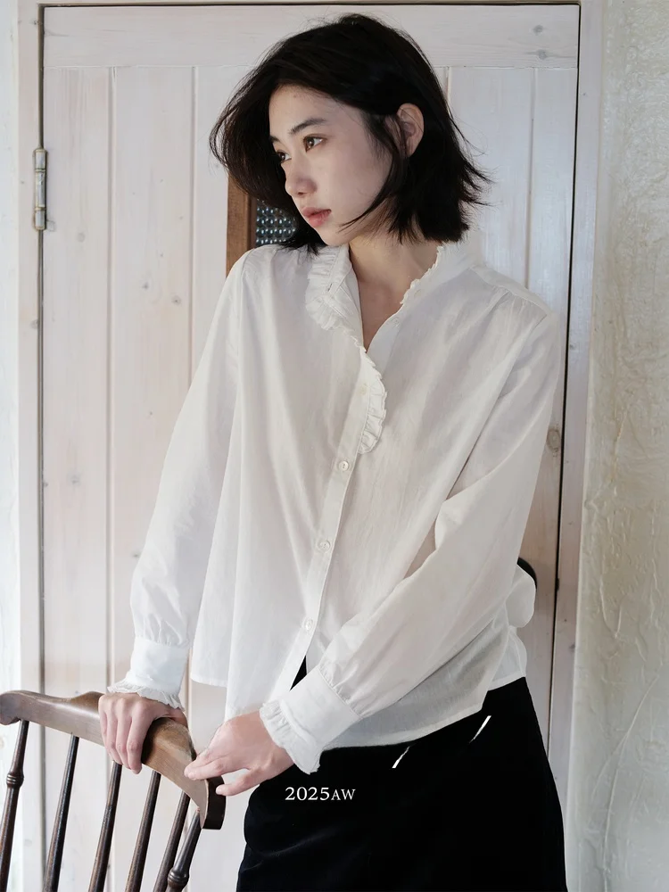 

Зимняя текстурированная кружевная отделка из двухслойного дерева, небольшой размер, легко сочетается, белый цвет, We Park "Hour Light"