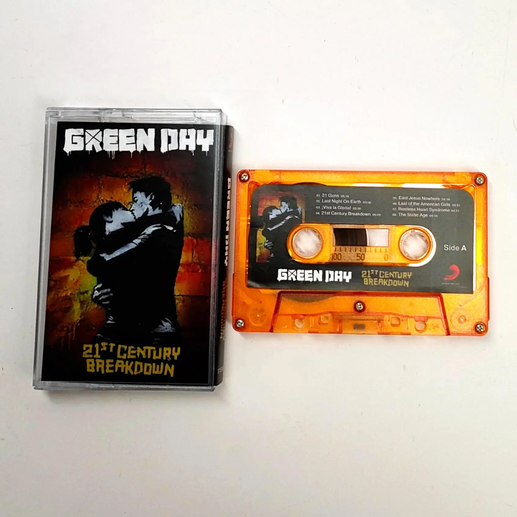 Alternative Rock Green Day Billie Joe Music Tape 21st Century Breakdown Album 21 Guns Soundtracks Box Cosplay Walkman Cassettes - view 2