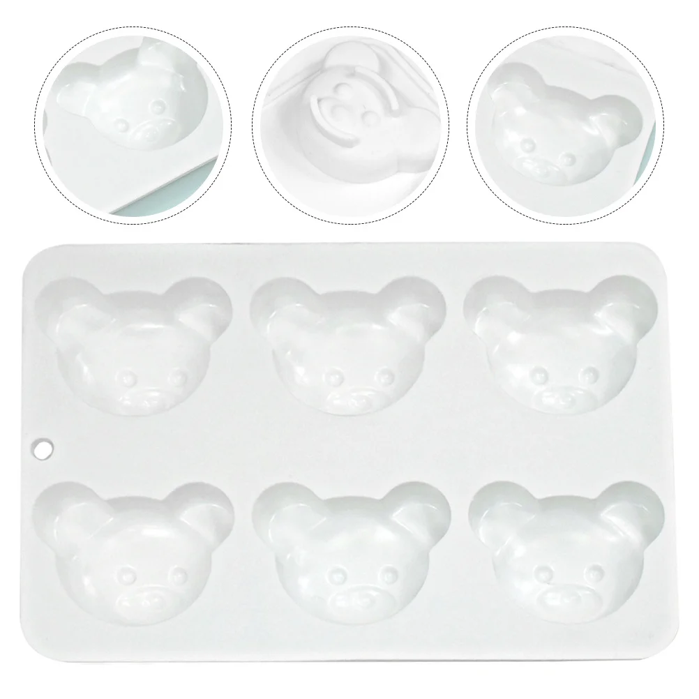 

Adorable Bear Silicone Mold Non-Stick Baking Mold for Chocolate Candy Fondant DIY Cake Baking Supplies Fondant Molds