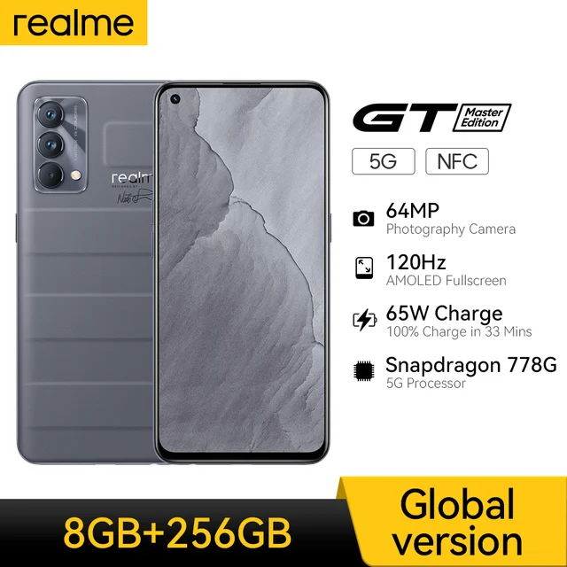 Global Version Realme GT Master Edition 5G Smartphone 6nm Processor  Snapdragon 778G 6nm Processor 6.43 