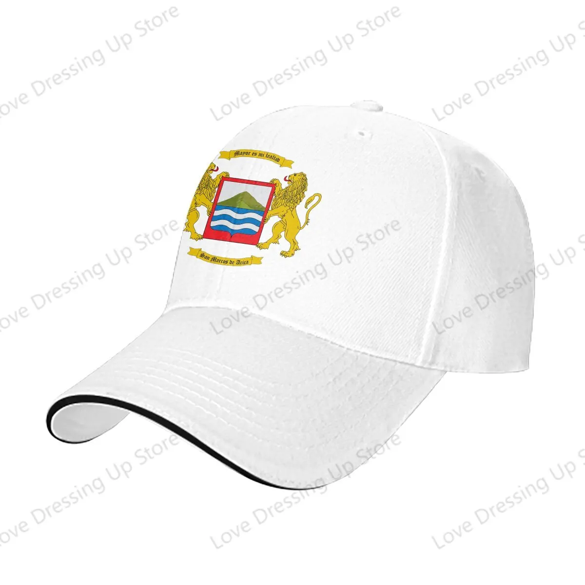 Summer The Americans Coat of Arms of Arica Baseball Cap personality Outdoor Running Hat Outdoor sunshade hats Unisex Gift