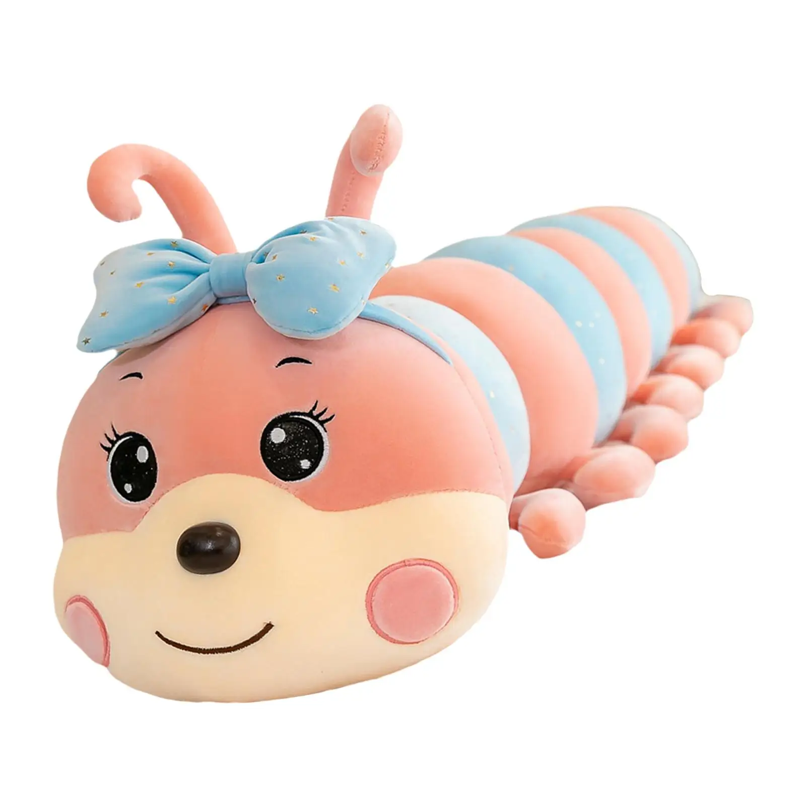 Adorável caterpillar wiggler inseto worm coxim plushie bonecas para meninas meninos aniversário