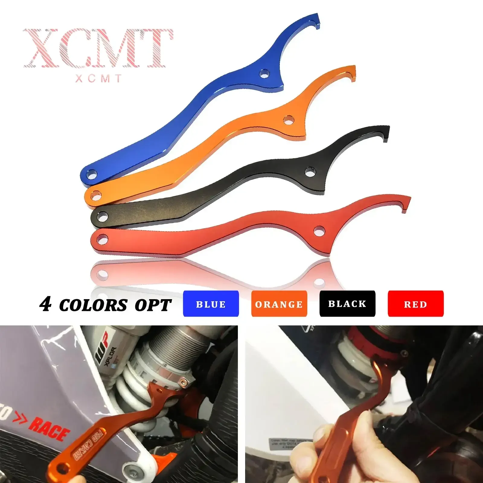 

CNC Motorcycle Rear Absorber Damping Shock Spanner Wrench Tool For KTM SX SX-F XC XC-F XC-W XCF-W EXC EXC-F Husqvarna 125-500cc