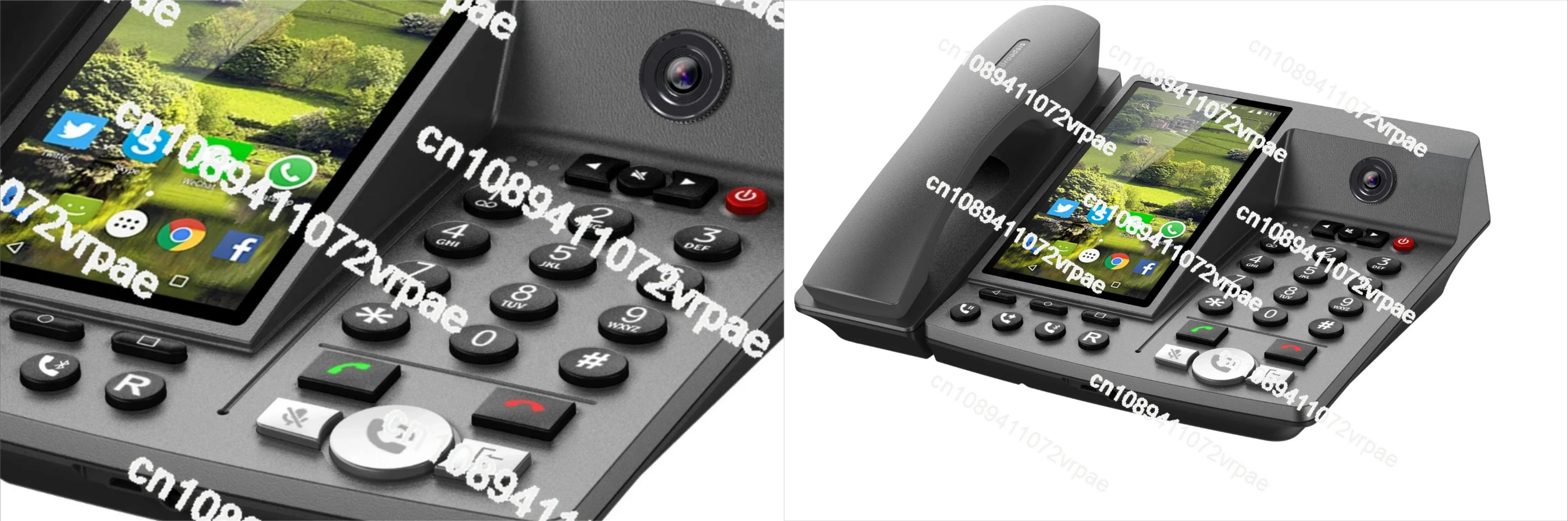 4G LTE FWP Phone | 5.5-Inch IPS TFT Touch Screen with Big LCD Display