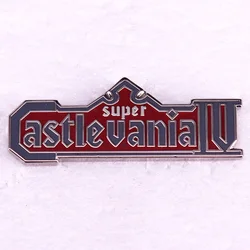 Super Castlevania IV Enamel Pin Game Logo Badges Gamer Jewelry Gifts