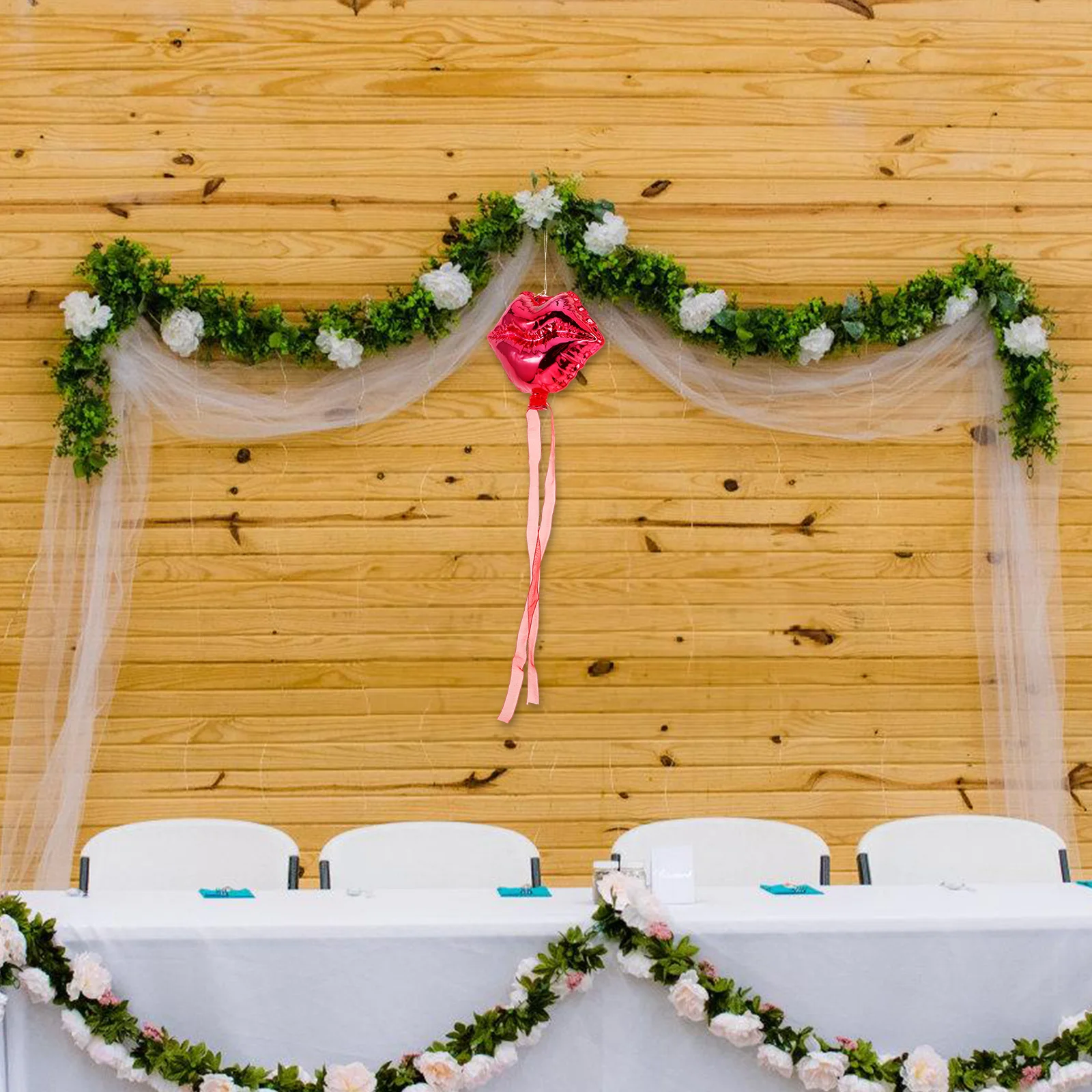 

2Pcs Acrylic Love Pendant Hanging Ornaments Valentine's Day Wedding Party Romantic Decor Lip Shaped Decorations