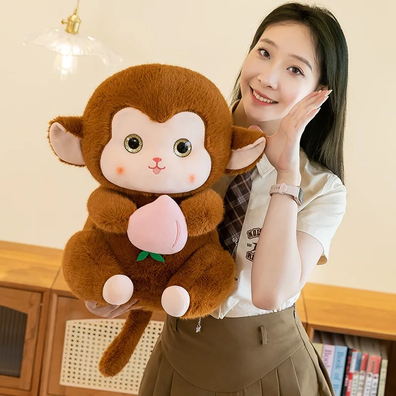 

Cute Monkey Plush Doll - Super Soft and Fluffy Stuffed Animal, Best Friend Gift for Kids, Boys & Girls Birthday Present