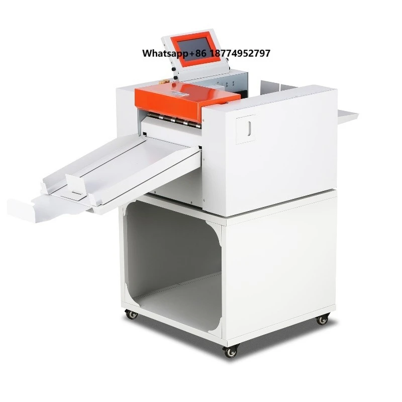 550A Industrial Grade Top Quality Full Automatic Creasing Perforating Paper Folding Machine 620*330mm Digital Auto Creaser