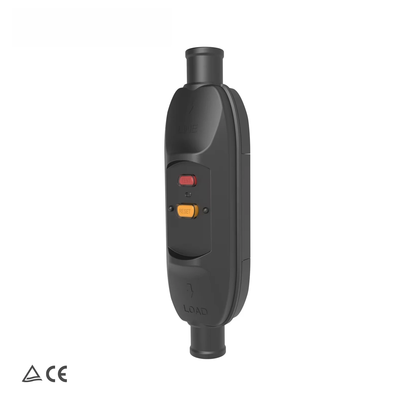 

PD22B Portable InLine PRCD 220-250V 16/20A 10mA Safety GFCI Built-in TEST RESET Buttons IP66 Industrial with TUV CE