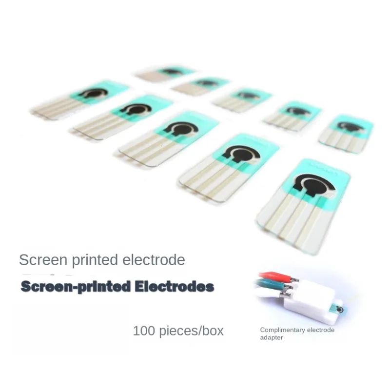 

50 Pcs Screen Printed Electrode Flexible Electrode Electrochemical Laboratory Device Sensor